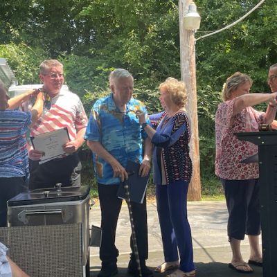 August 2025 - Induction of New Members - J. Smith, B. Williams, and F. Pepper