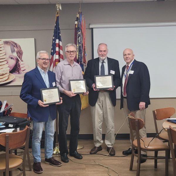 January 2026 - New Members R. Fox, P. Adelung, and M. Jones Inducted