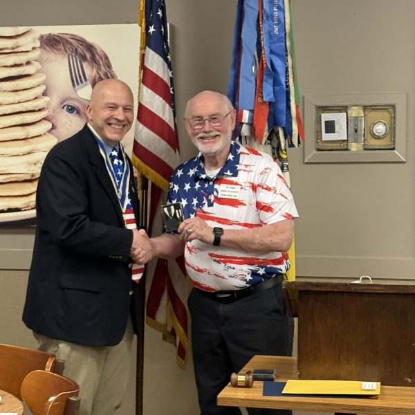 May 2026 - K. Thomas is awarded the military service medal