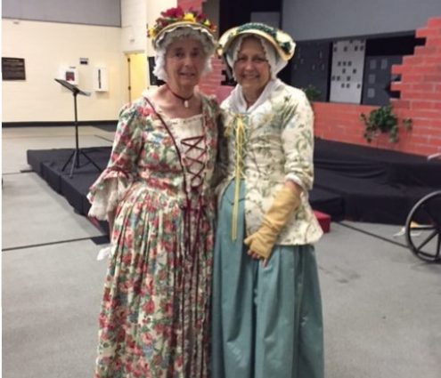 Linda Reed and First Lady Cilla Tomme at the lady's tea at SAR Congress Knoxville TN